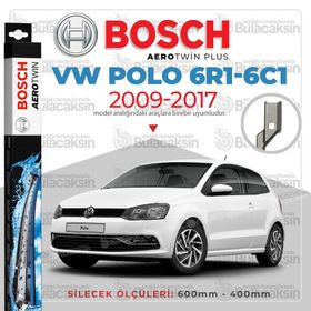 Bosch Aerotwin Volkswagen Polo 2009-2017 Ön Muz Silecek Takımı