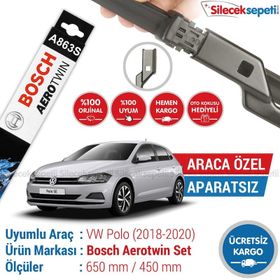 Bosch Aerotwin Volkswagen Polo Arka 2018-2020 Ön Silecek Takımı