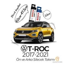 Bosch Aerotwin Volkswagen T-ROC 2017-2021 Ön Arka Silecek Seti