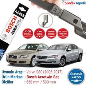Bosch Aerotwin Volvo S80 2006-2017 Silecek Takımı