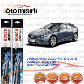 Bosch Aerotwin Volvo V40 2013-2017 Silecek Takımı