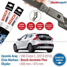 Bosch Aerotwin Volvo V40 Cross Country 2013-2016 Silecek