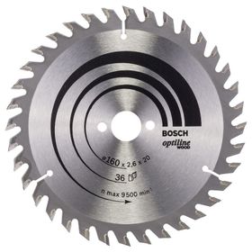 Bosch Ahşap 160x20/16mm Daire Testere Diski