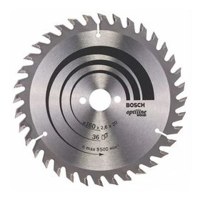 Bosch Ahşap 160x20/16mm Daire Testere Diski
