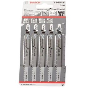 Bosch Ahşap Ve Metal İçin T 345 XF 5 Li Paket Dekupaj Testeresi Bıçağı