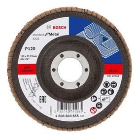 Bosch Alox 115 mm 120 Kum Standard Seri Flap Disk