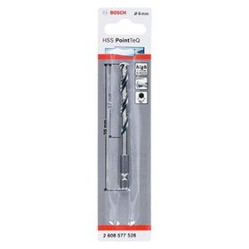 Bosch Altıgen Şaftlı Pointteq Hss Metal 6 mm Matkap Ucu