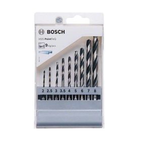 Bosch Altıgen Şaftlı Pointteq Hss Metal 9 Parça Matkap Ucu