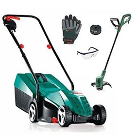 Bosch ARM 32 Elektrikli Çim Biçme Makinesi + Easy Grass Cut 23 Kenar Kesme Makinesi