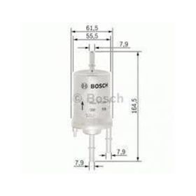 Bosch Audi A3 1.2 TFSI 2010-2013 Benzin Filtresi