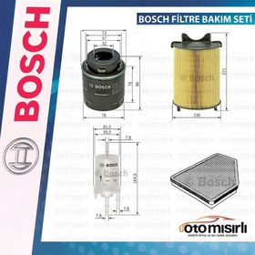 Bosch Audi A3 1.4 TFSI 2008 2012 Filtre Bakım Seti