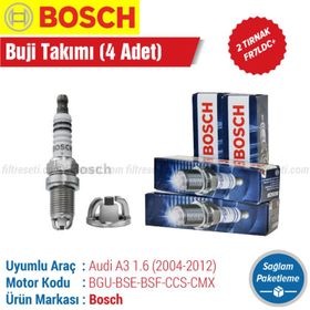 Bosch Audi A3 1.6 2 Tırnak 2004-2012 Buji