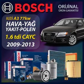 Bosch Audi A3 1.6 2004 2012 UP463766 Filtre Bakım Seti