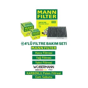 Bosch Audi A3 1.6 FSI 2004 2007 Filtre Bakım Seti
