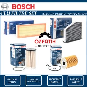 Bosch Audi A3 1.6 TDI 2009 2013 Filtre Bakım Seti
