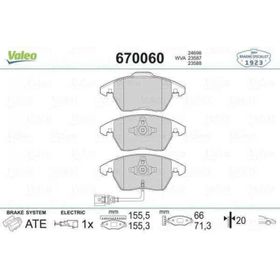 Bosch Audi A3 1.6 TDI 2009-2013 Ön Fren Balatası