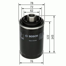 Bosch Audi A3 1.8 TFSI 2006-2007 Yağ Filtresi