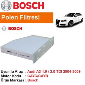 Bosch Audi A3 2.0 TDI Polen Filtresi