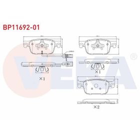 Bosch Audi A4 1.6 2000-2008 Ön Fren Balatası