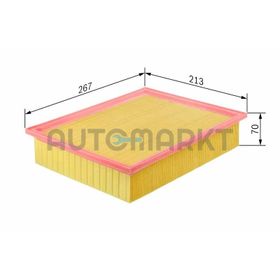 Bosch Audi A4 1.6 Avant 2001-2004 Hava Filtresi