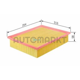 Bosch Audi A4 1.8 1998-2000 Hava Filtresi