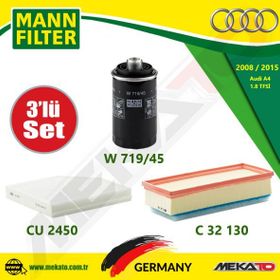 Bosch Audi A4 1.8 Avant Quattro ARG Filtre Seti