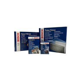 Bosch Audi A4 1.8 T Benzinli 1995-2001 Hava Yağ Yakıt Standart Polen Filtre Bakım Seti