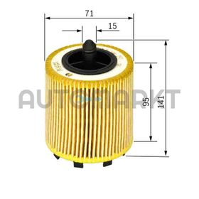 Bosch Audi A6 2.0 TDI 2005-2008 Yağ Filtresi
