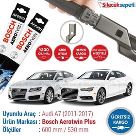 Bosch Audi A7 2011-2017 Silecek Takımı