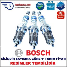 Bosch Audi Q3 1.4 TFSI 2013-2018 Çift Platinli 4 Adet Buji