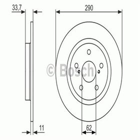 Bosch Avensis 4243105070 Arka Fren Aynası