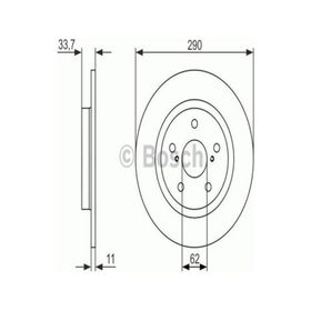 Bosch Avensis 4243105070 Arka Fren Aynası