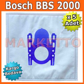 Bosch BBS 2000 Bez 5 Adet Uyumlu Süpürge Toz Torba