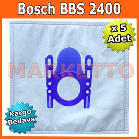 Bosch BBS 2400 Bez 5 Adet Uyumlu Süpürge Toz Torba