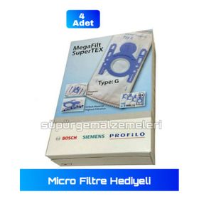 BOSCH BBS 7000-7999 Compacta Süpürge 4 Adet Toz Torbası