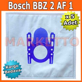Bosch BBZ 2 AF 1 Bez 5 Adet Uyumlu Süpürge Toz Torba