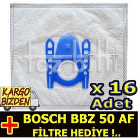 Bosch BBZ 50 AF Toz 16 Adet Süpürge Torbası