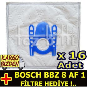 Bosch BBZ 8 AF 1 Toz 16 Adet Süpürge Torbası