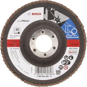Bosch Best Serisi 115 mm 40 Kum Metal Flap Disk