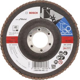 Bosch Best Serisi 115 mm 40 Kum Metal Flap Disk