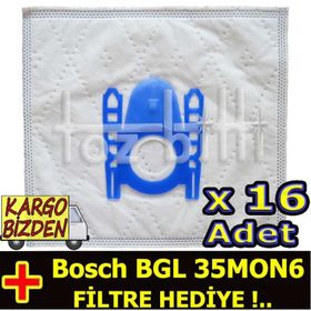 Bosch BGL 35MON6 Toz 16 Adet Süpürge Torbası