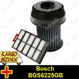 Bosch BGS6225GB Hepa Filtre Seti
