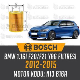 Bosch BMW 1.16i F20/F21 2012-2015 Yağ Filtresi