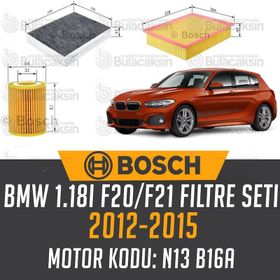 Bosch BMW 1.18i F20/F21 2012 2015 Filtre Bakım Seti