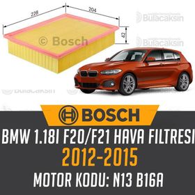 Bosch Bmw 1.18i F20/F21 2012-2015 Hava Filtresi
