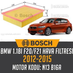 Bosch Bmw 1.18i F20/F21 2012-2015 Hava Filtresi