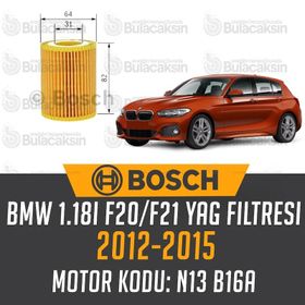 Bosch BMW 1.18i F20/F21 2012-2015 Yağ Filtresi