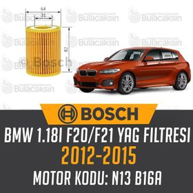 Bosch BMW 1.18i F20/F21 2012-2015 Yağ Filtresi