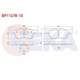 Bosch BMW 116D F20 2.0 2011-2015 Ön Fren Balatası
