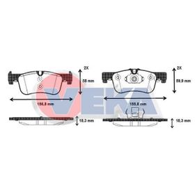 Bosch BMW 116D F20 2.0 2011-2015 Ön Fren Balatası